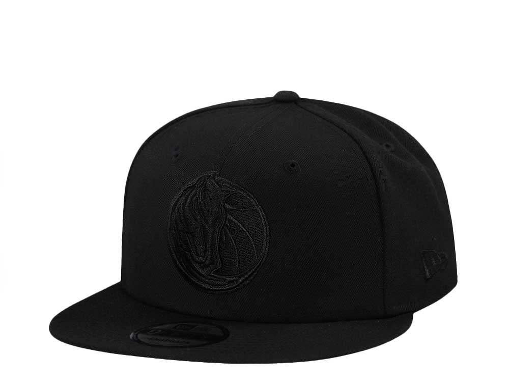 New Era Dallas Mavericks Black Classic Edition 9Fifty Snapback Gorra