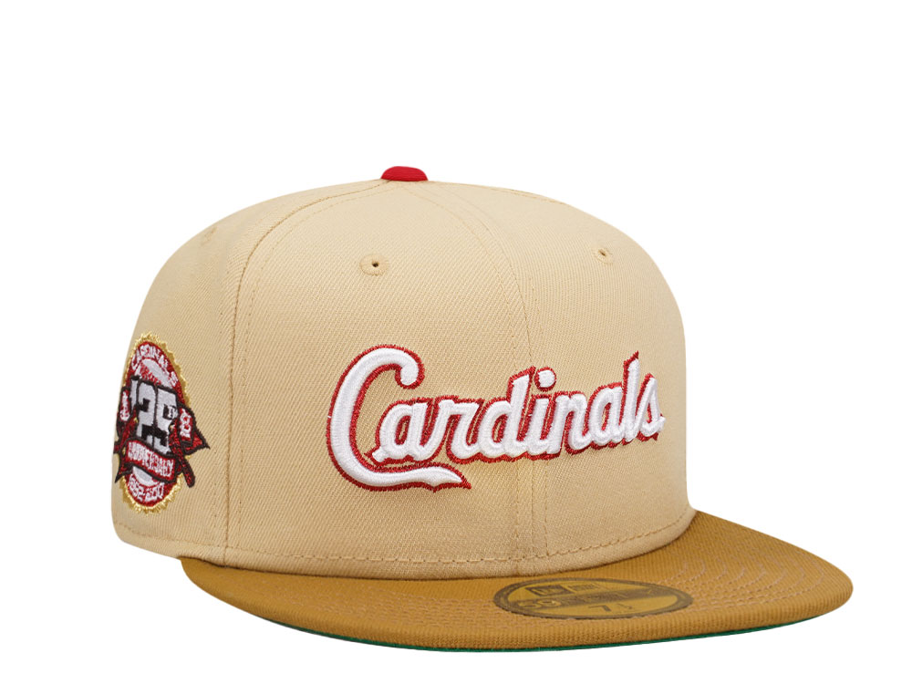 New Era St. Louis Cardinals 125th Anniversary Vegas Two Tone Edition 59Fifty Fitted Gorra