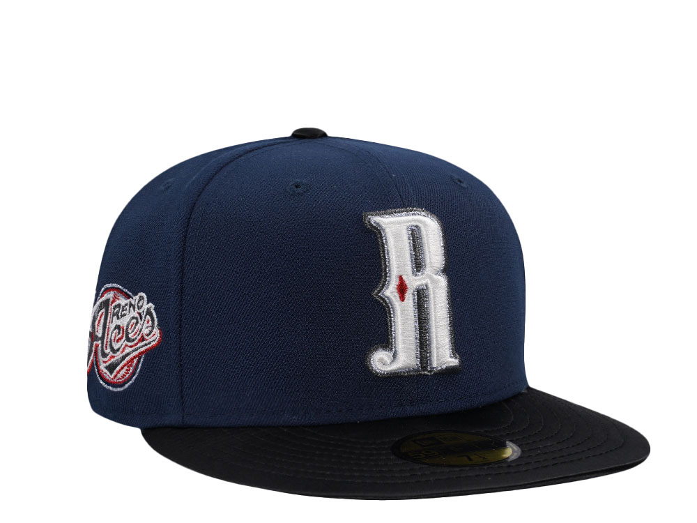 New Era Reno Aces Ocean Two Tone Satin Brim Edition 59Fifty Fitted Gorra