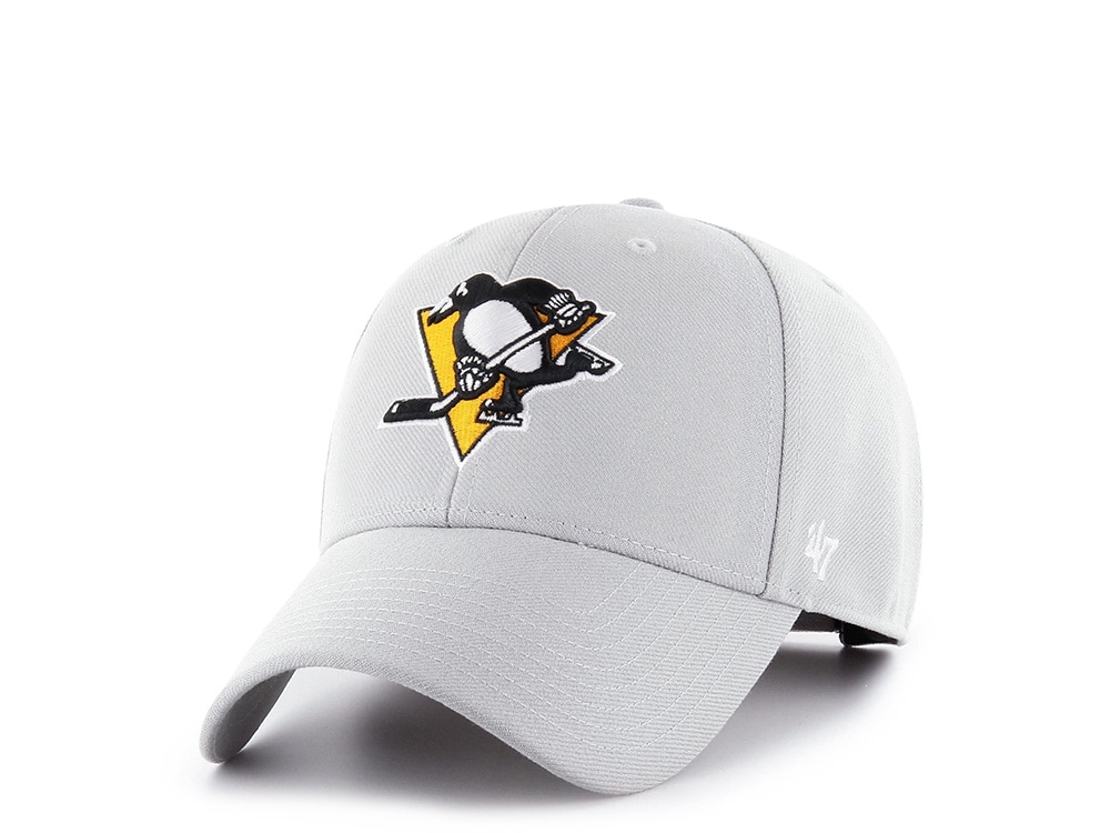 47Brand Pittsburgh Penguins Gray Classic Strapback Gorra