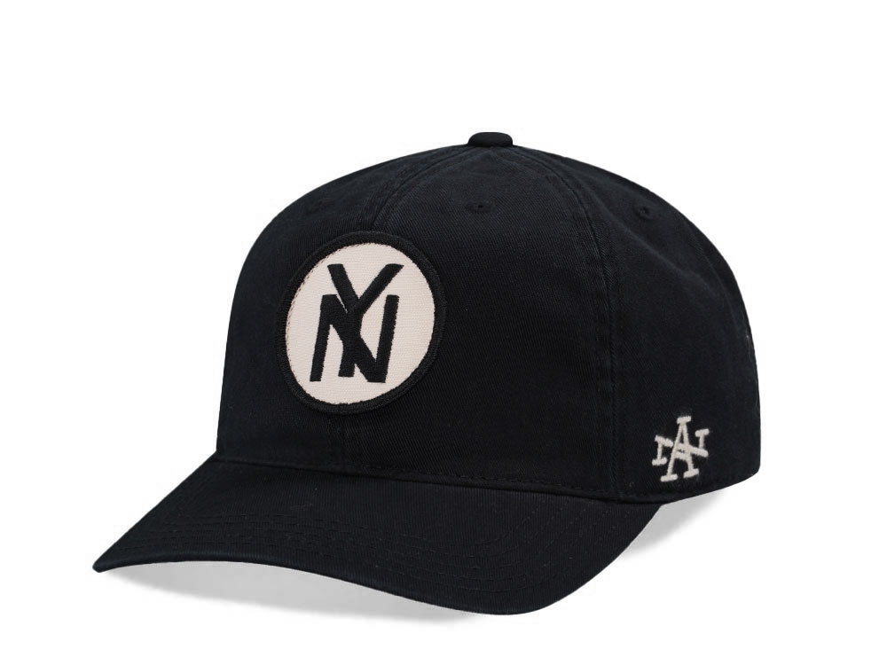 American Needle New York Yankees NL Hepcat Black Strapback Gorra