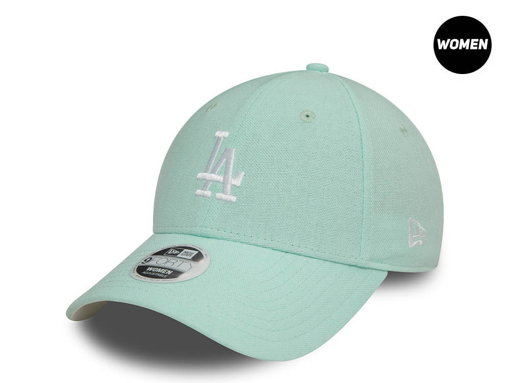 New Era Los Angeles Dodgers Teal Linen Womens 9Forty Snapback  Gorra