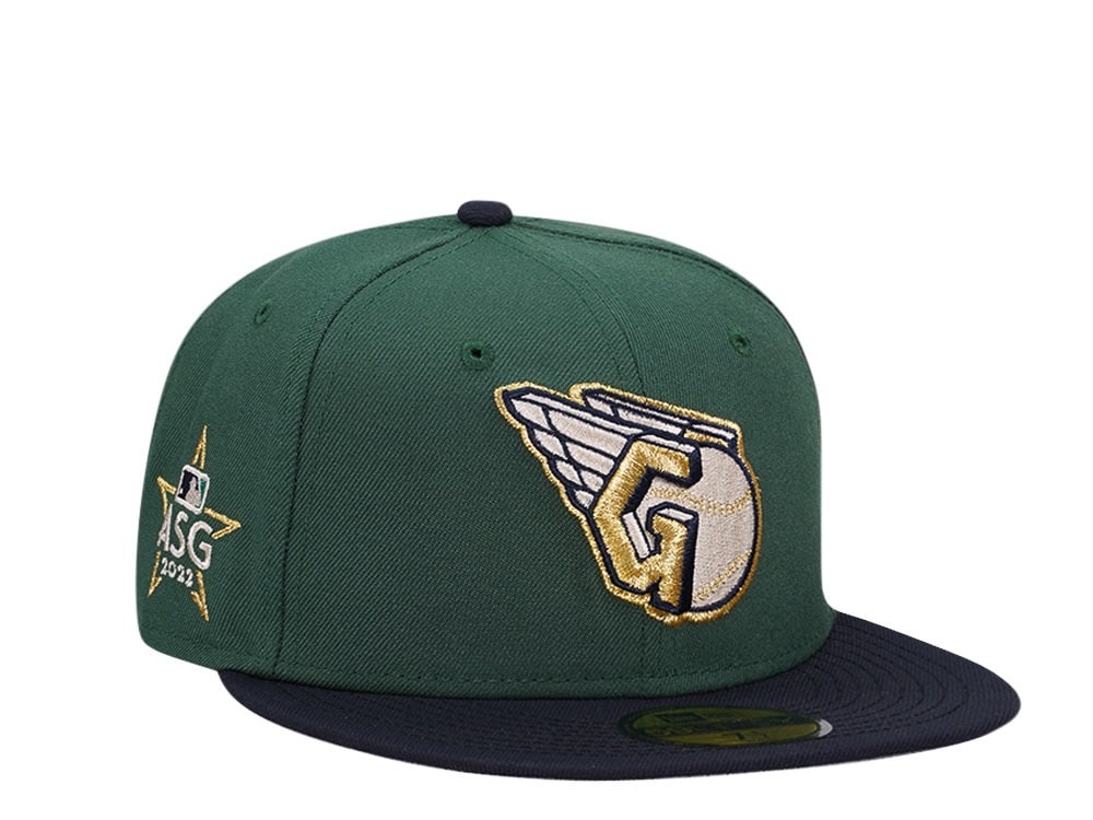 New Era Cleveland Guardians All Star Game 2022 Emerald Gold Two Tone Edition 59Fifty Fitted Gorra