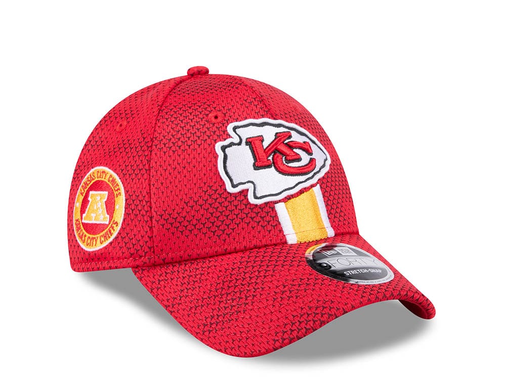 New Era Kansas City Chiefs Sideline 2024 9Forty Stretch Snapback Casquette