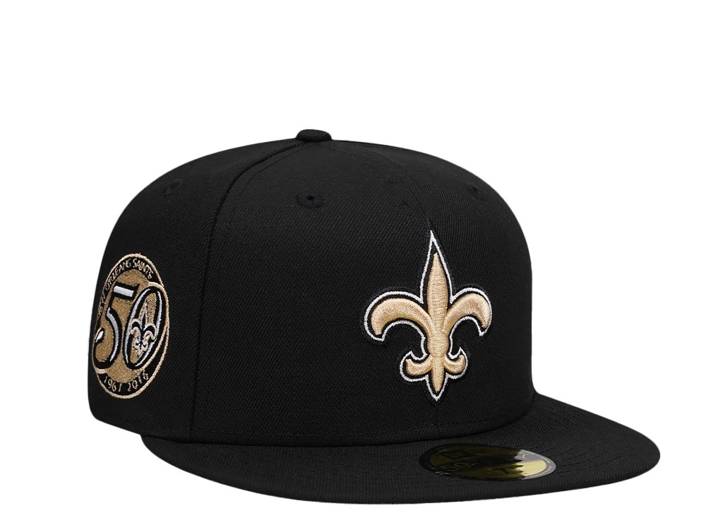 New Era New Orleans Saints 50 Seasons Classic Prime Edition 59Fifty Fitted Gorra