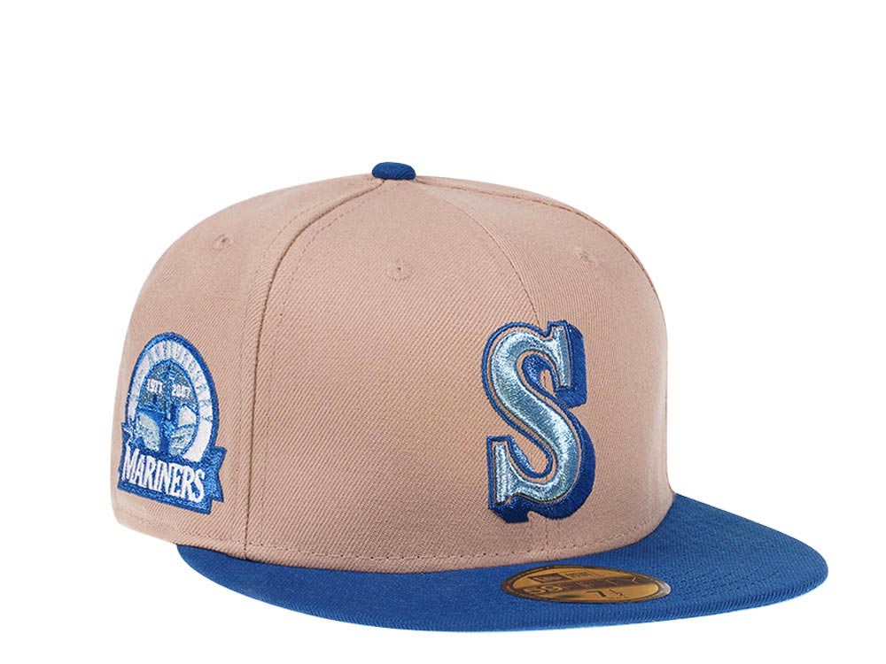 New Era Seattle Mariners 30th Anniversary Metallic Suede Elite Edition 59Fifty Fitted Gorra