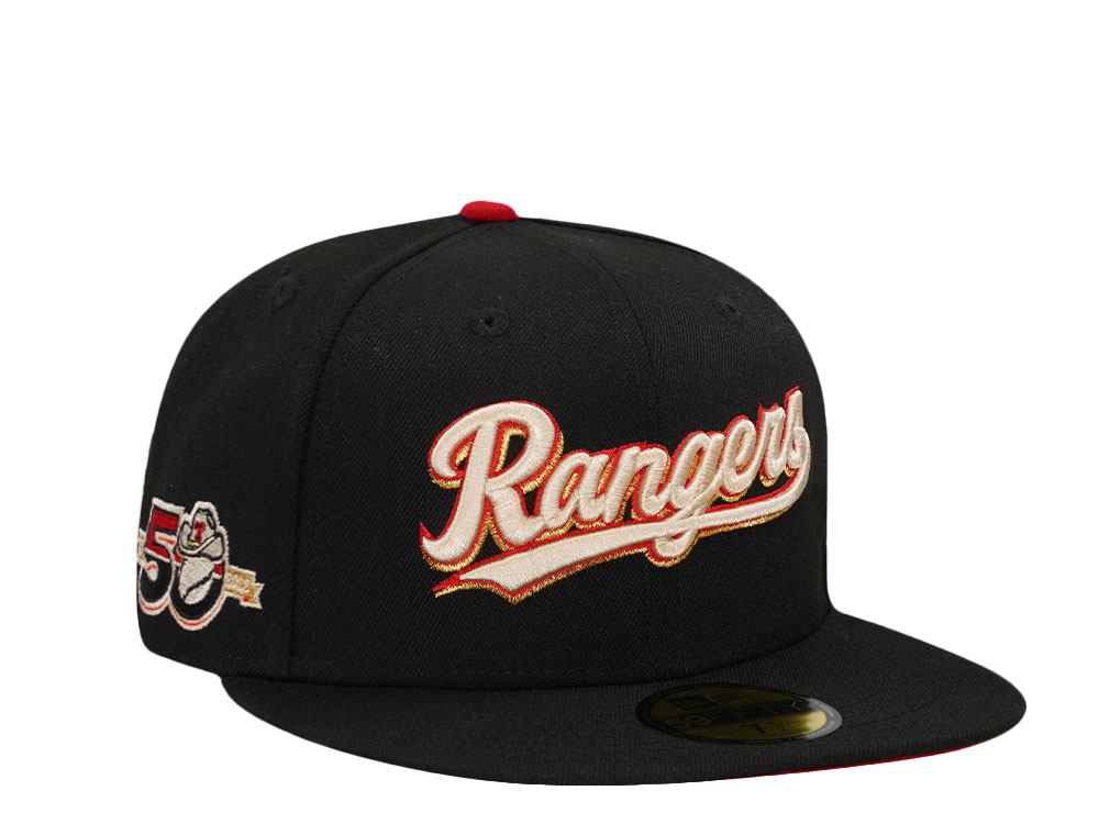 New Era Texas Rangers 50th Anniversary Edition 59Fifty Fitted Gorra