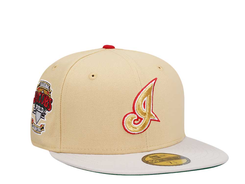 New Era Cleveland Indians Inaugural Season 1994 Vegas Gold Two Tone Edition 59Fifty Fitted Gorra