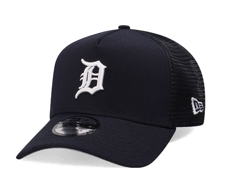 New Era Detroit Tigers Navy Trucker A Frame 9Forty Snapback Gorra