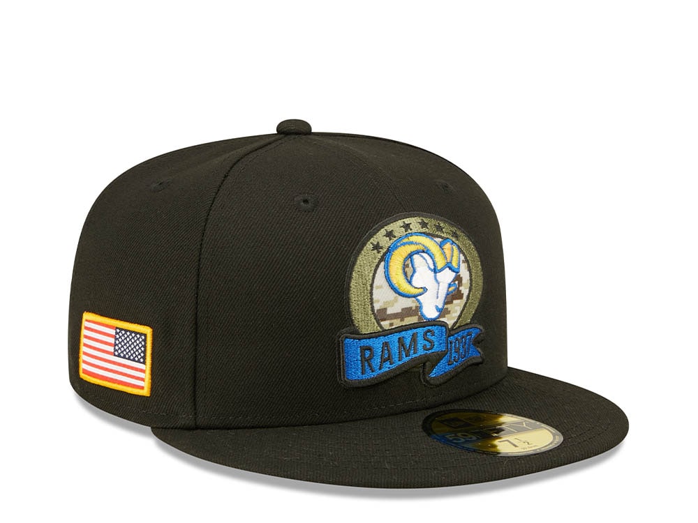 New Era Los Angeles Rams Salute to Service 2022 Fitted 59Fifty Gorra