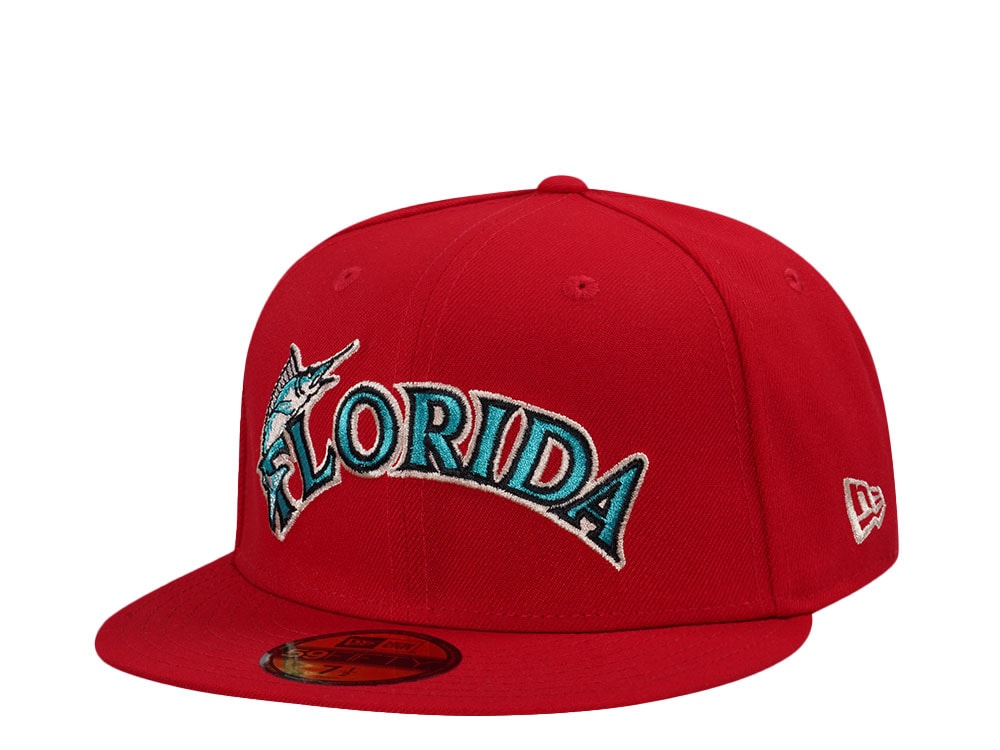 New Era Florida Marlins Classic Red Edition 59Fifty Fitted Gorra