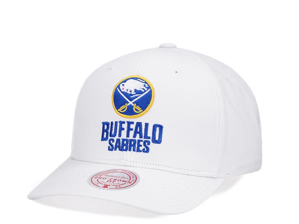 Mitchell & Ness Buffalo Sabres All in Pro White Snapback Gorra