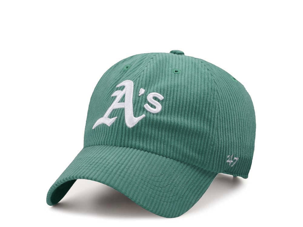 47Brand Oakland Athletics Green Cord Clean up Snapback Gorra