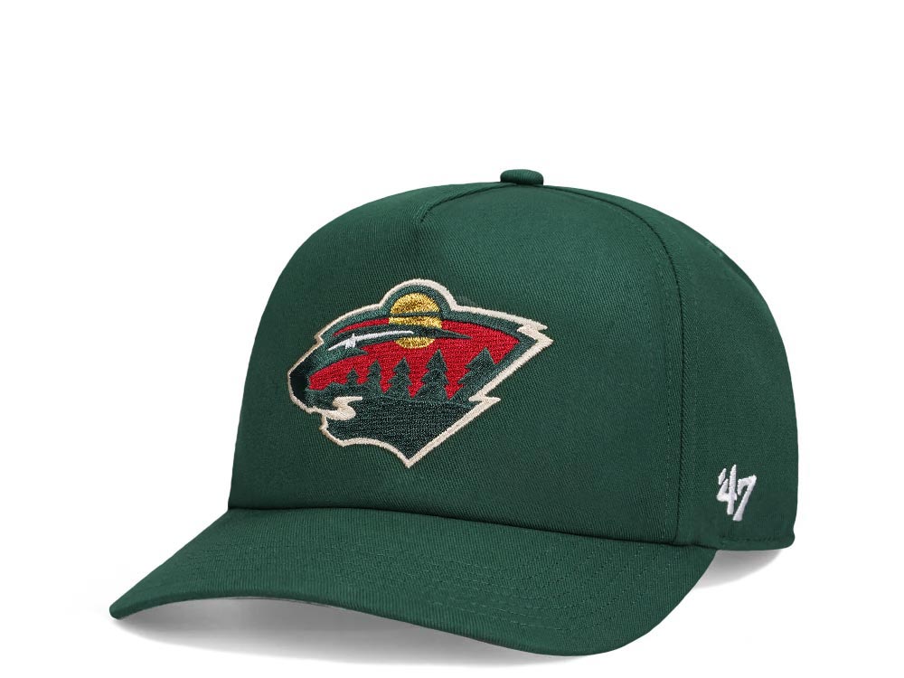 47Brand Minnesota Wild Dark Green Nantasket Captain Snapback Gorra