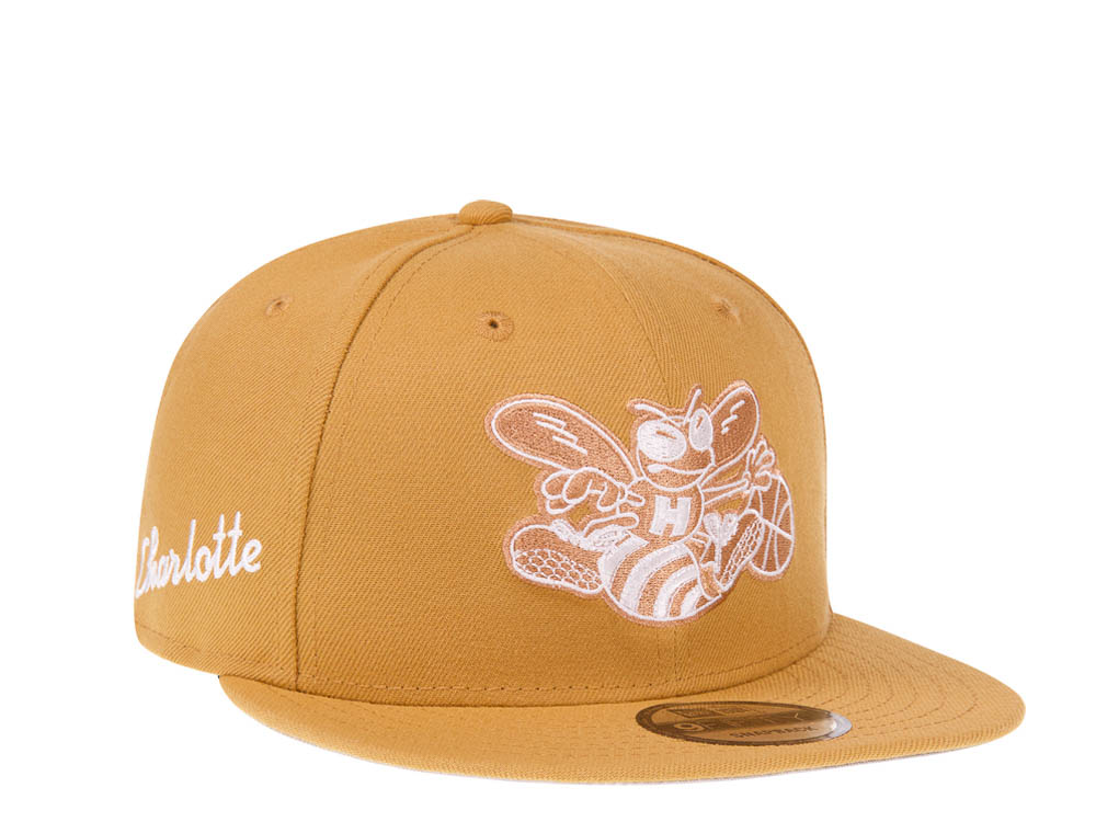 New Era Charlotte Hornets Pan Tan Edition 9Fifty Snapback Gorra