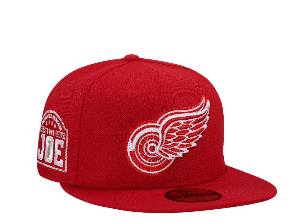 New Era Detroit Red Wings Farewell Season Joe Red Prime Edition 59Fifty Fitted Gorra