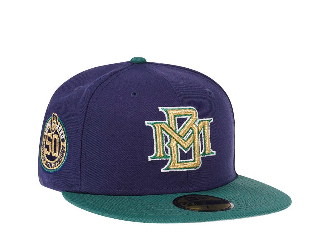 New Era Milwaukee Brewers 50th Anniversary Two Tone Edition 59Fifty Fitted Gorra