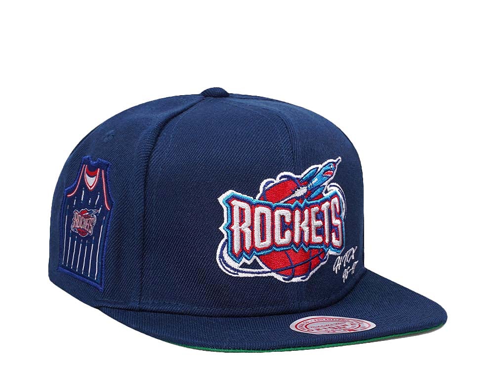 Mitchell & Ness Houston Rockets Jersey Love Hardwood Classic Snapback Gorra