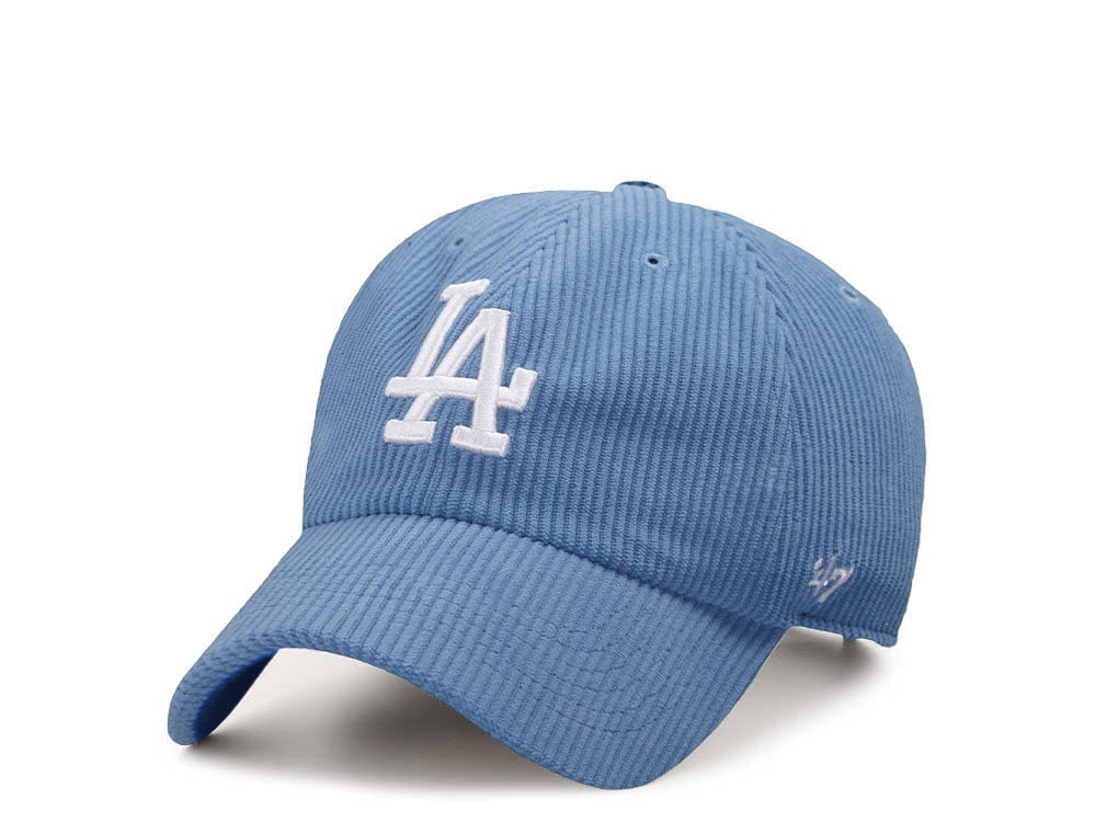 47Brand Los Angeles Dodgers Blue Cord Clean up Snapback Gorra