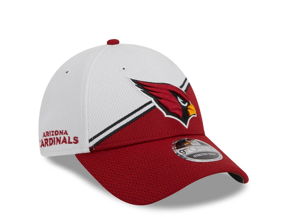 New Era Arizona Cardinals NFL Sideline 2023 Red White  9Forty Snapback Gorra