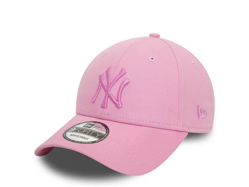 New Era New York Yankees League Essential Pink 9Forty Snapback  Gorra