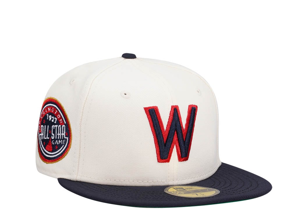 New Era Washington Senators All Star Game 1937 Chrome Two Tone Throwback Edition 59Fifty Fitted Gorra