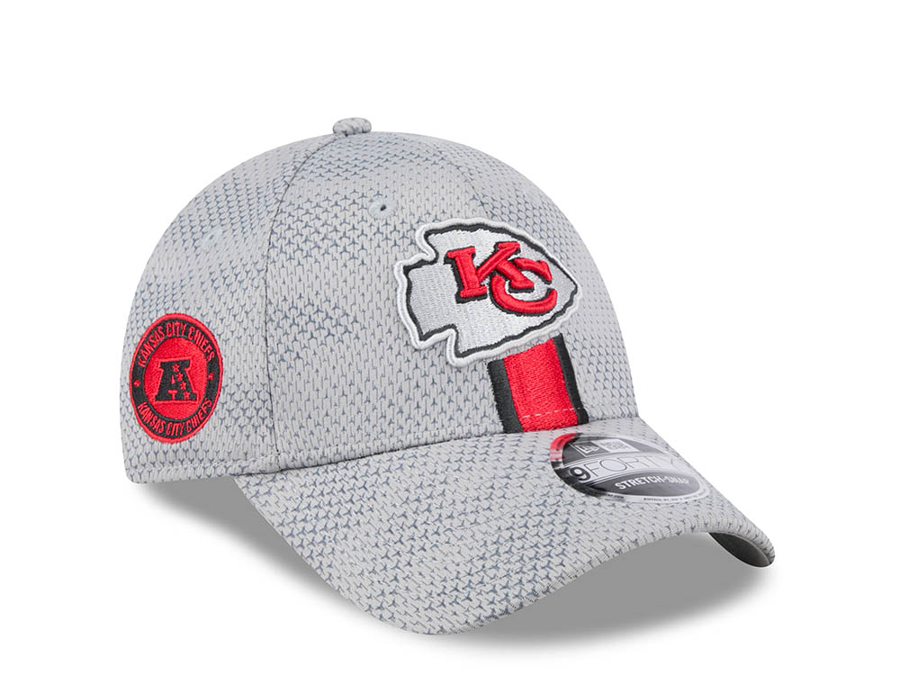 New Era Kansas City Chiefs Sideline 2024 9Forty Stretch Snapback Casquette