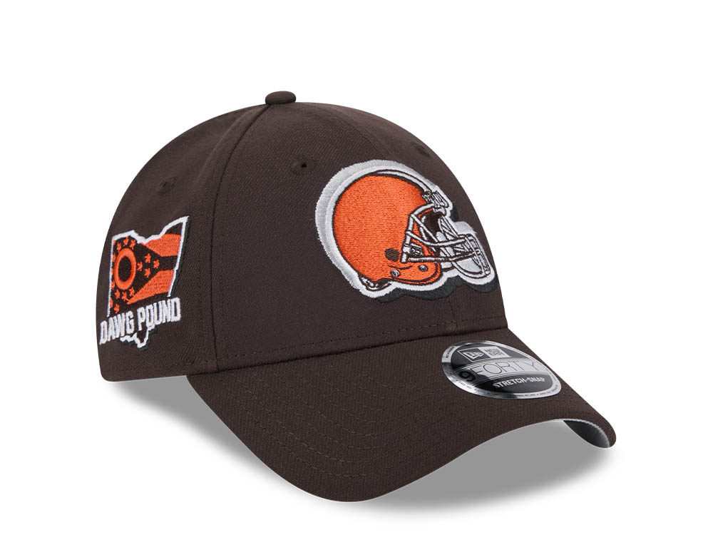 New Era Cleveland Browns NFL24 Draft 9Forty Stretch Snapback Gorra