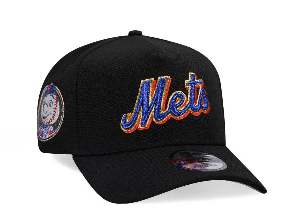 New Era New York Mets Mr. Met Gold Edition 9Forty A Frame Snapback Gorra