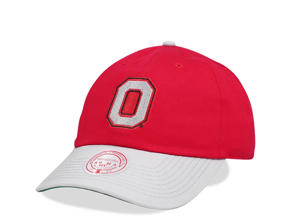 Mitchell & Ness Ohio State University Team Two Tone 2.0 Dad Strapback Gorra