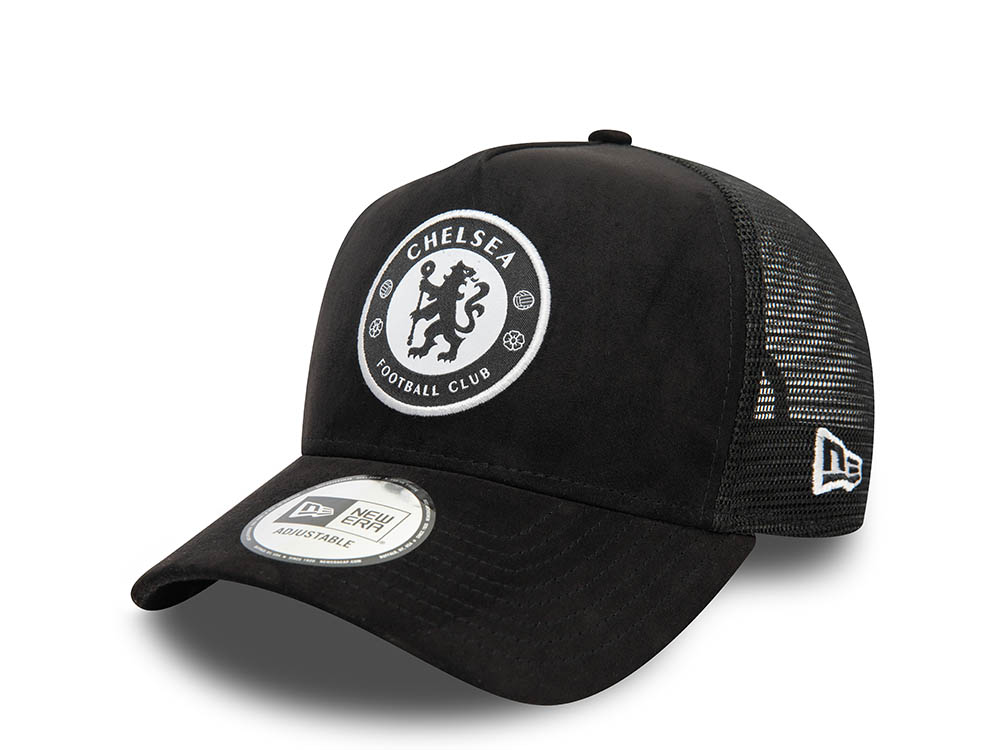 New Era FC Chelsea Black A Frame Trucker Snapback Gorra