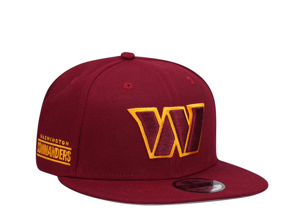 New Era Washington Commanders Maroon Classic Edition 9Fifty Snapback Gorra