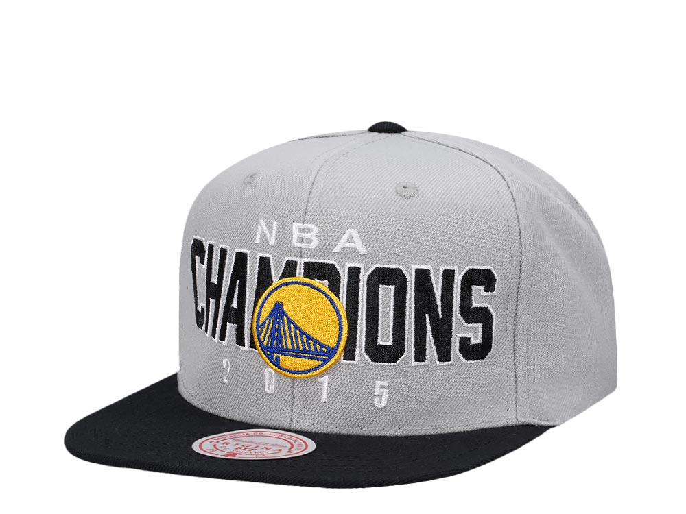 Mitchell & Ness Golden State Warriors Champions 2015 Hardwood Classic Snapback Gorra