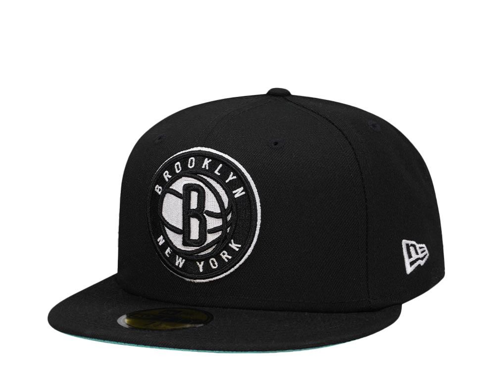 New Era Brooklyn Nets Black Teal Edition 59Fifty Fitted Gorra