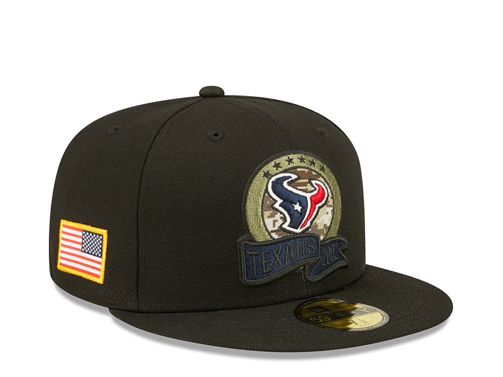 New Era Houston Texans Salute to Service 2022 Fitted 59Fifty Gorra