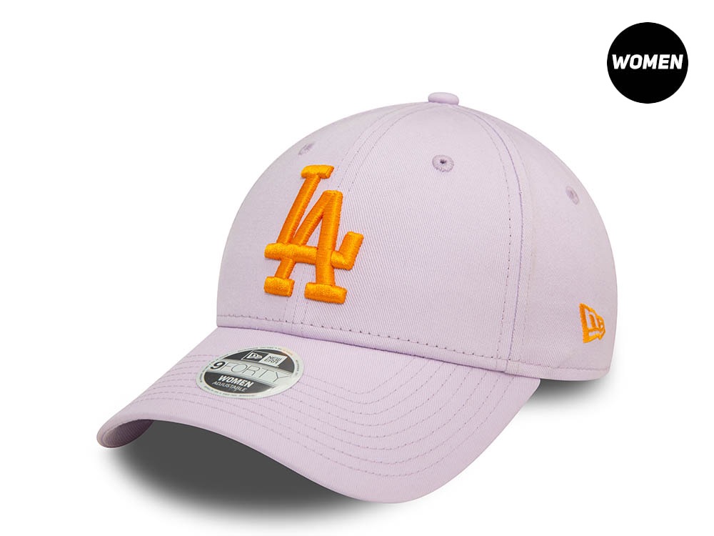 New Era Los Angeles Dodgers League Orange and Purple Womens 9Forty Snapback Gorra