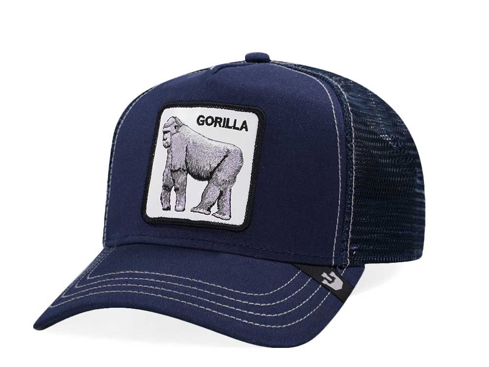 Goorin Bros Gorilla King of the Jungle Navy Trucker Snapback Gorra