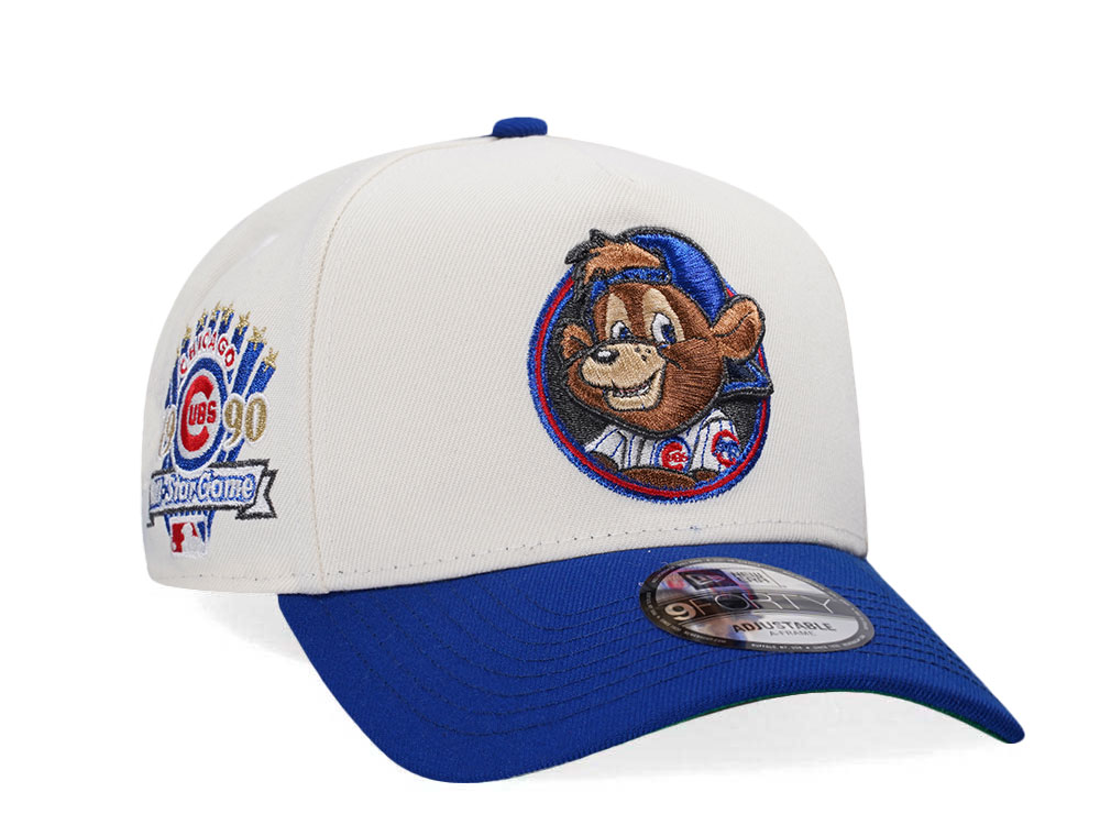 New Era Chicago Cubs All Star Game 1990 Chrome Two Tone Edition A Frame Snapback Gorra