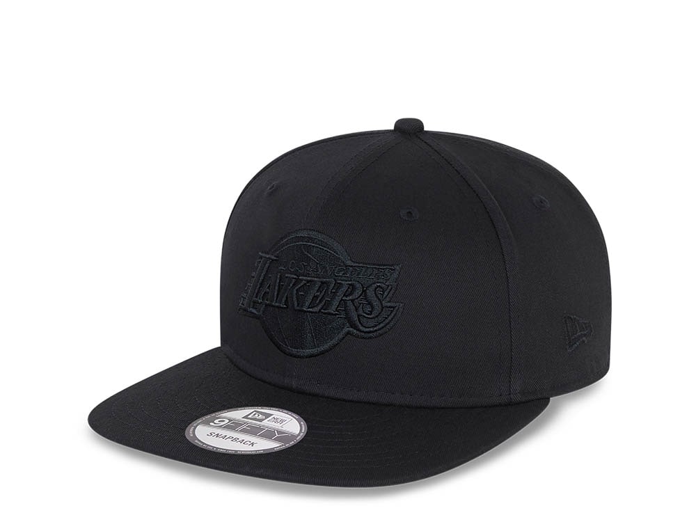 New Era Los Angeles Lakers All Black 9Fifty Snapback Gorra