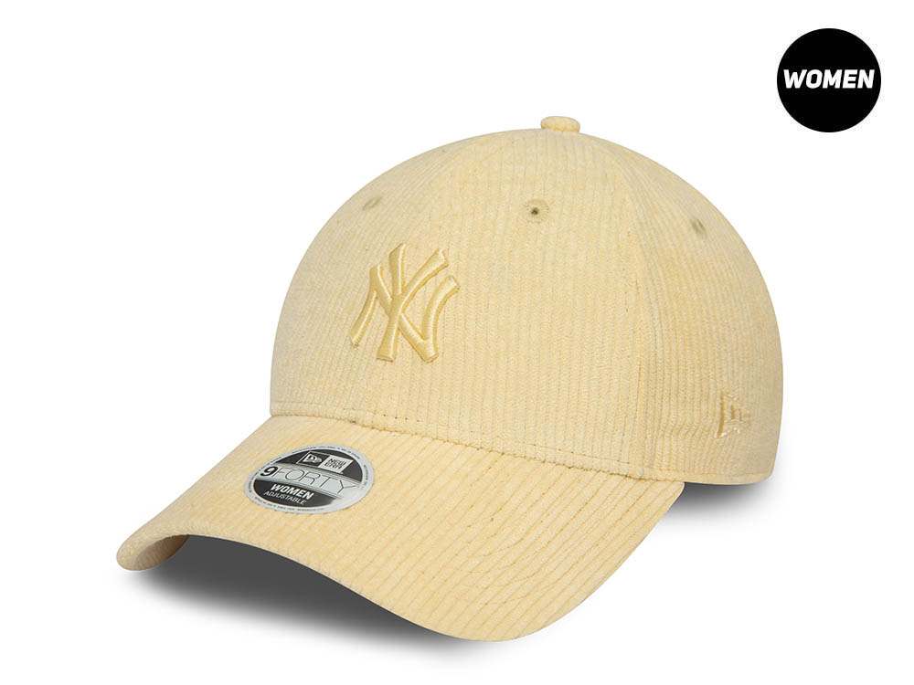 New Era New York Yankees Summer Cord Yellow Womens 9Forty Strapback Gorra