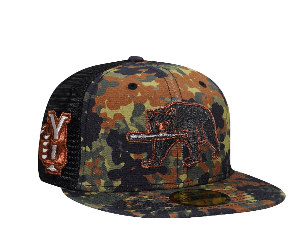 New Era Yakima Bears Flecktarn Trucker Edition 59Fifty Fitted Gorra