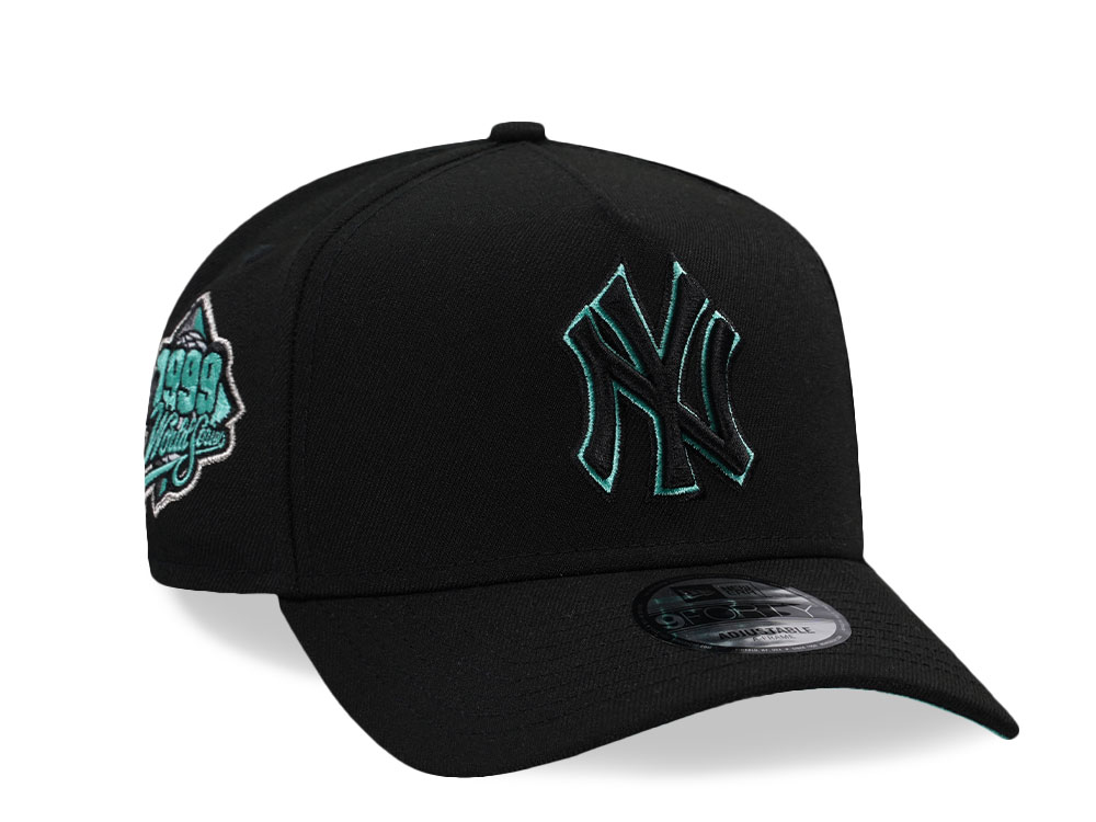 New Era New York Yankees World Series 1999 Black Tiffany Edition 9Forty A Frame Snapback Gorra