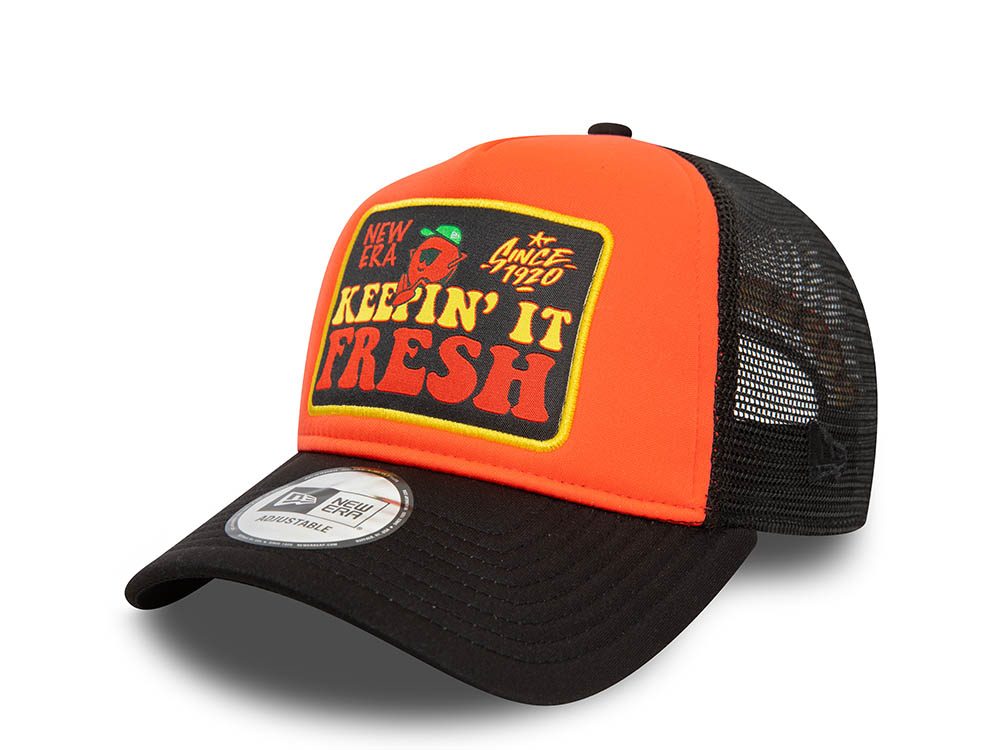 New Era Keepin It Fresh Patch Trucker A Frame Snapback Gorra