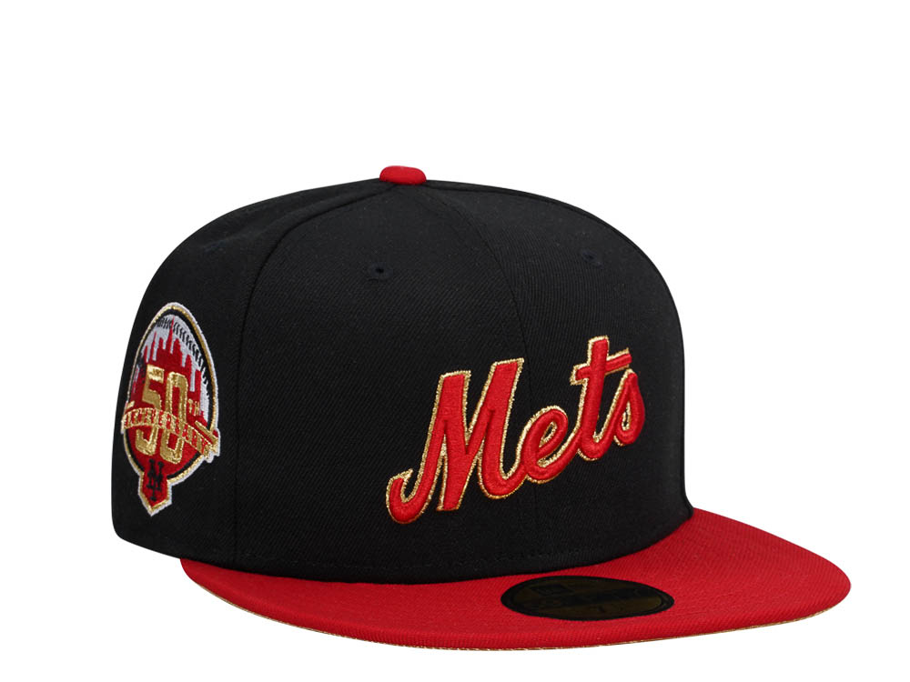 New Era New York Mets 50th Anniversary Sweet Gold Two Tone Edition 59Fifty Fitted Gorra