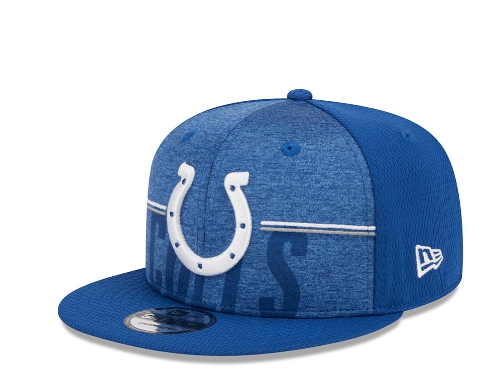 New Era Indianapolis Colts NFL Training Camp 23 Navy 9Fifty Snapback Gorra