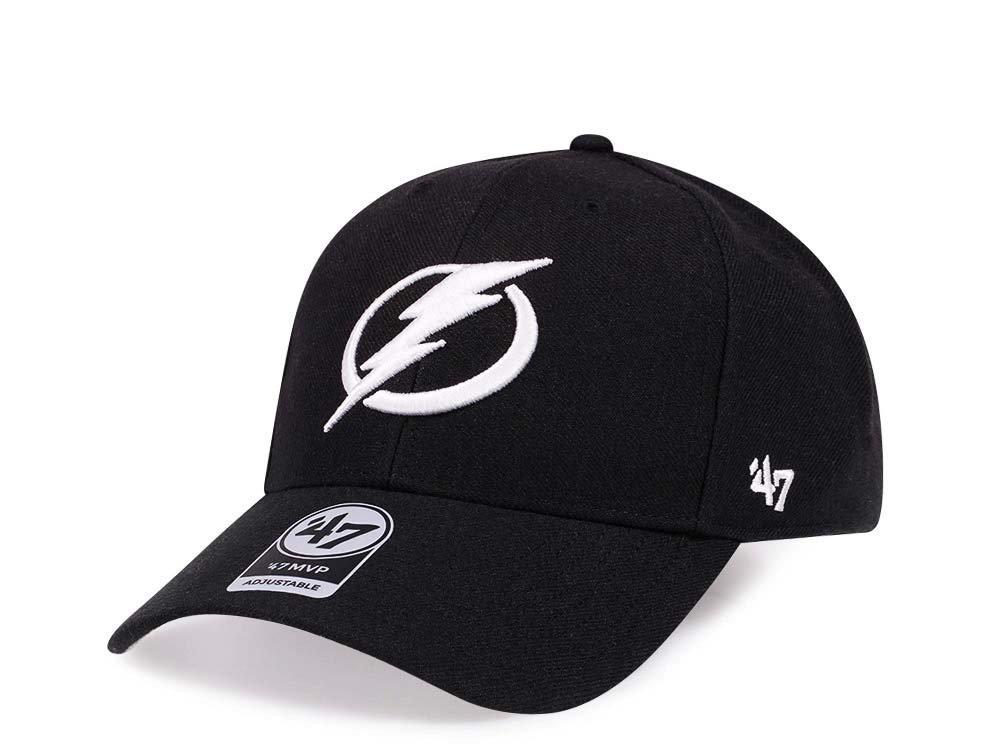 47Brand Tampa Bay Lightning Classic Black Strapback Gorra