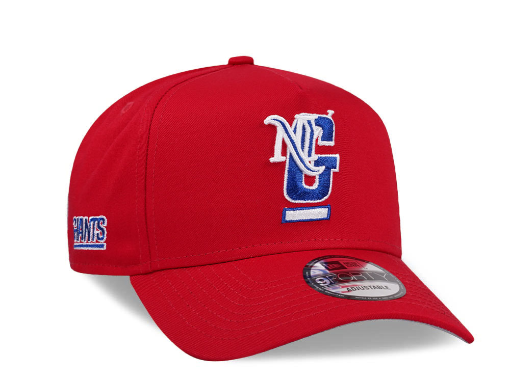 New Era New York Giants City Originals Red A Frame 9Forty Snapback Gorra