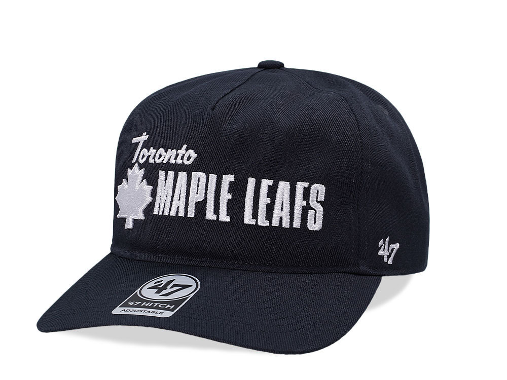 47Brand Toronto Maple Leafs Navy Shadow 47 Hitch Snapback Gorra