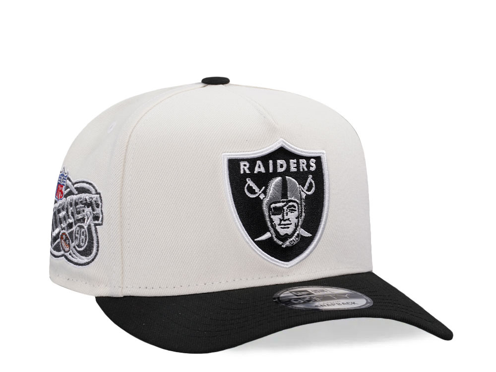 New Era Las Vegas Raiders Draft 1998 Chrome Two Tone Edition 9Fifty A Frame Snapback Gorra