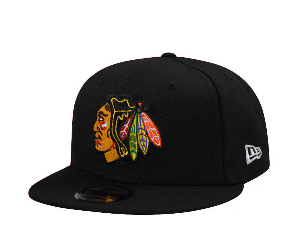 New Era Chicago Blackhawks NHL Injection 2024 Black 9Fifty Snapback Gorra